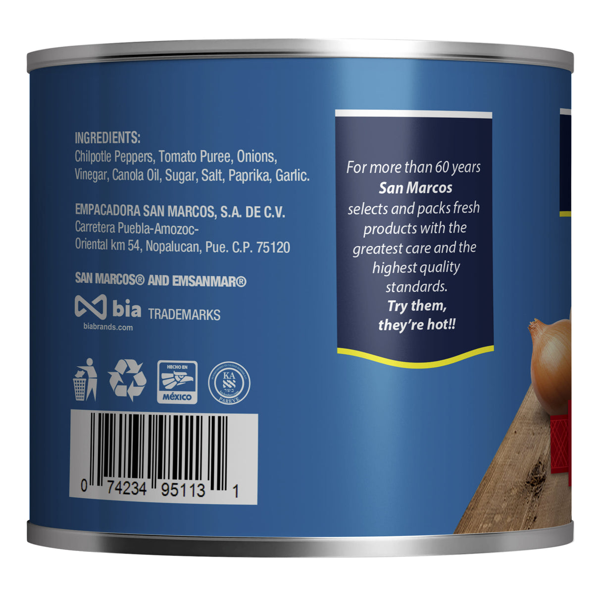 Chiles Chipotles San Marcos En Salsa Adobo / Chiles Chipotles San Marcos en Salsa Adobo 11oz