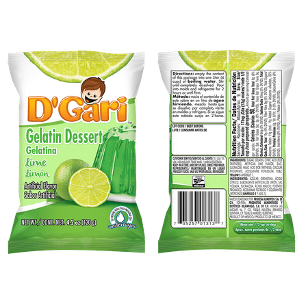 GELATINA DE LIMA DGARI 4.2 OZ