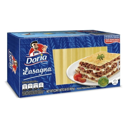 Lasaña Doria 16 oz. / 454 g.