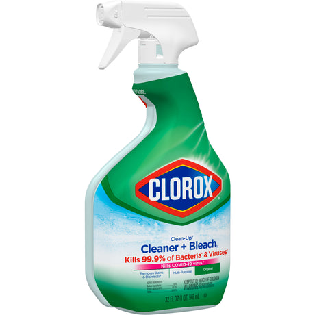 Clorox Clean-Up All Purpose Cleaner Spray with Bleach, Spray Bottle, Original, / Clorox Clean-Up Limpiador multiusos en spray con lejía, botella pulverizadora, original 