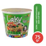 Laky Men Sopa de Res Instantánea 2.65 oz. / 75 gramos. /Sopa instantánea de carne Laky Men