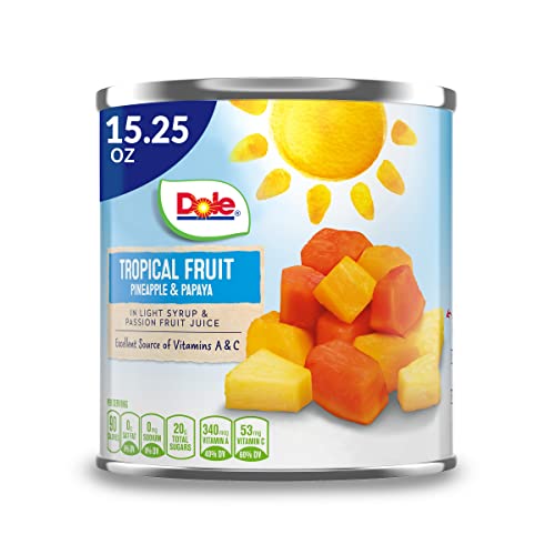 Dole, jarabe de frutas tropicales mixtas sin alcohol, 15,25 oz