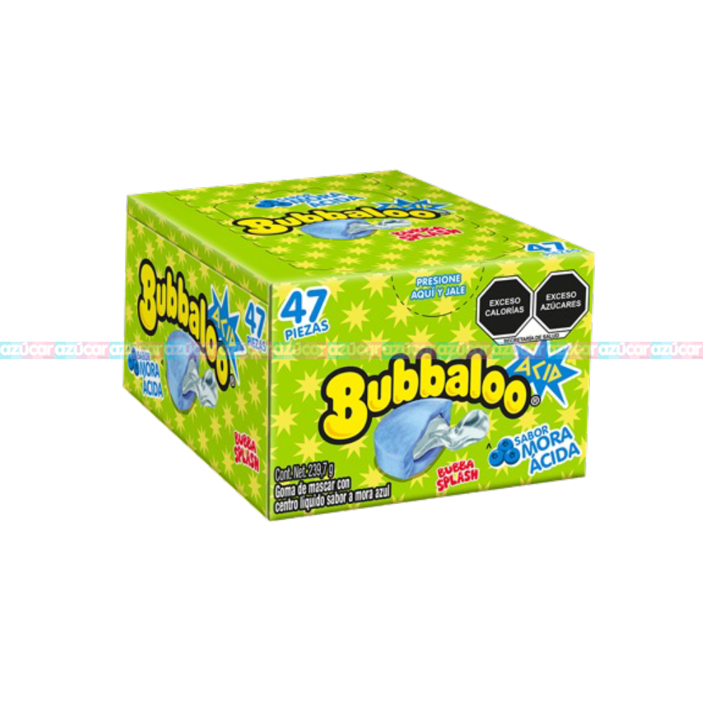Bubbaloo Mora Acida chicle 47 ct. / Bubbaloo Mora Acida chicle 47 ct.