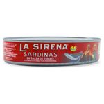 Sardinas en Salsa de Tomate La Sirena - 425gr