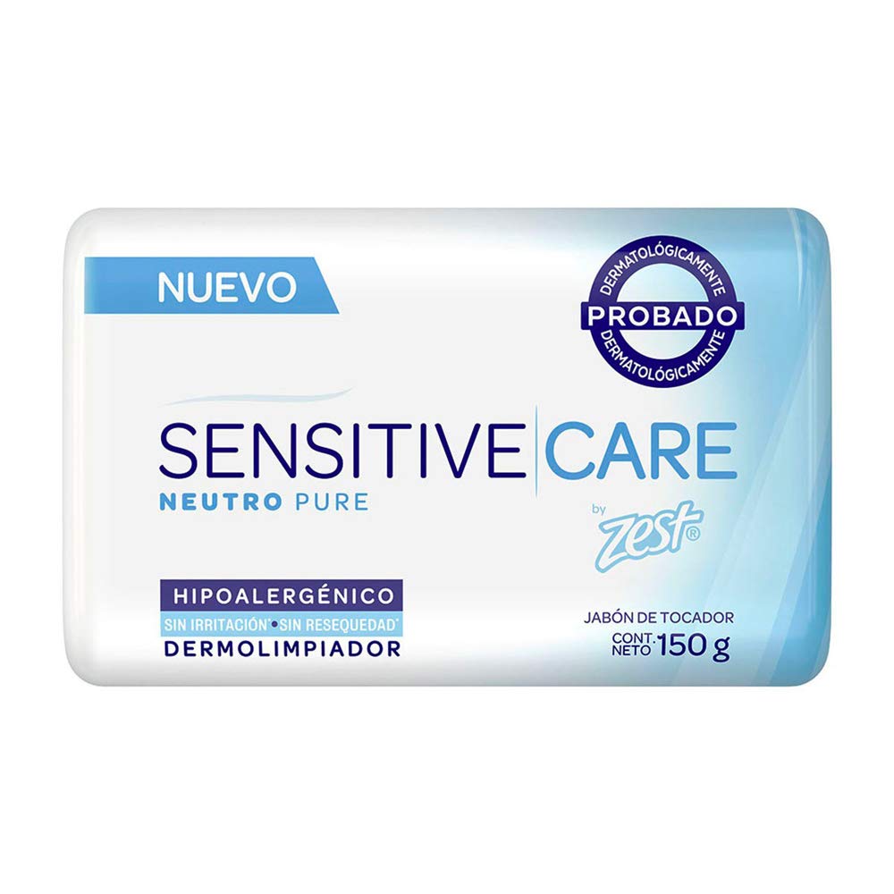 Zest Sensitive Care Neutro Pure Jabón Azul 150 gr. 
