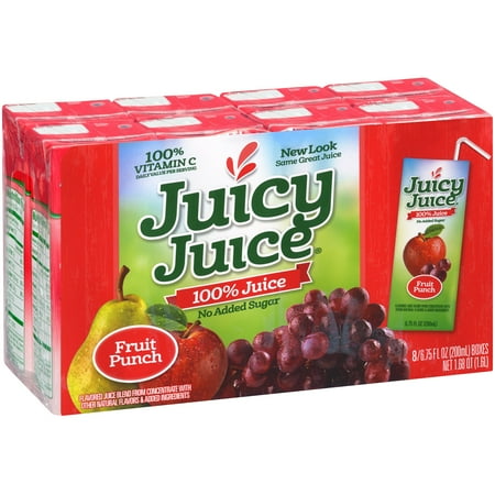 Jugo Jugo Ponche de Frutas paquete de 8.