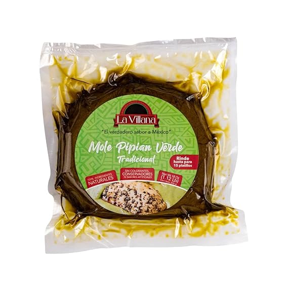 La Villana Pipipian Green Mole, 1.12Lb / La Villana Mole Pipipian Verde, 1.12 Lb