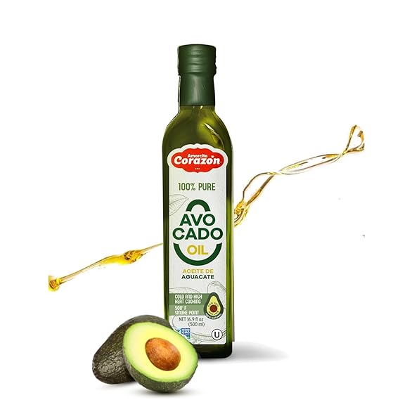 Amorcito Corazon - Aceite de aguacate mexicano, (16.9 fl oz)