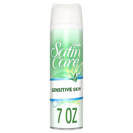 Gillette Satin Care Sensitive Shaving gel with Aloe, 7oz / Gillette Satin Care Sensitive Gel de afeitar con Aloe, 7 oz