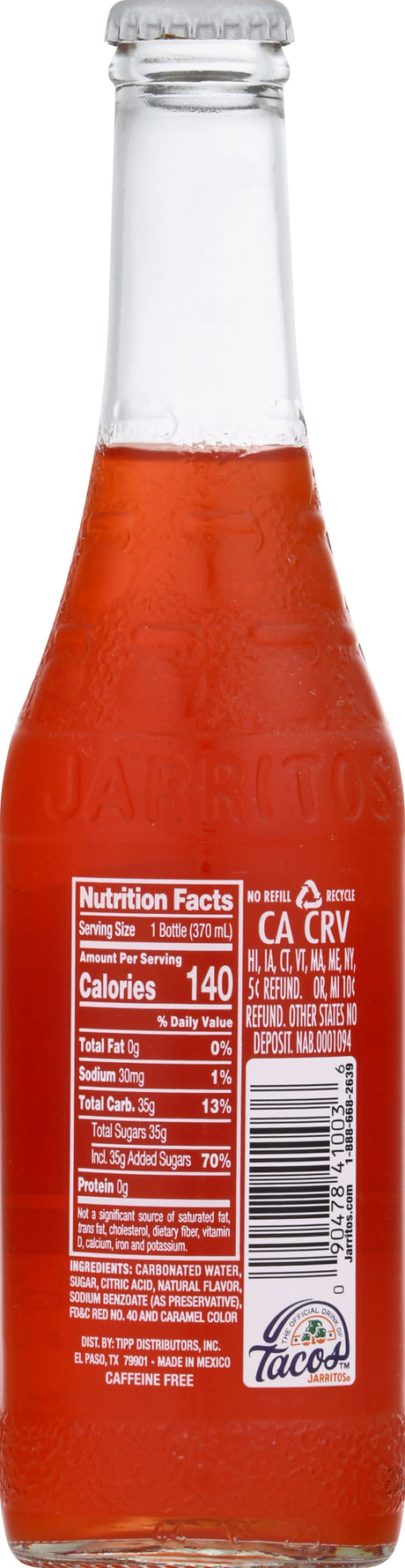 Jarritos Fruit Punch 12.5 oz./Jarritos Ponche de Frutas