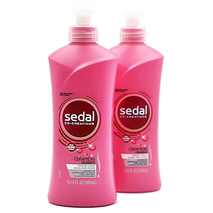 Sedal Co-Creations Styling cream with Ceramides Delicate fragrance, 300 ml, Bottle. / Crema para peinar con Ceramidas,
