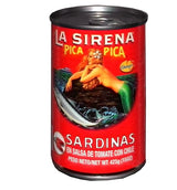 La Sirena Sardinas Pica Pica Salsa De Tomate 15 oz