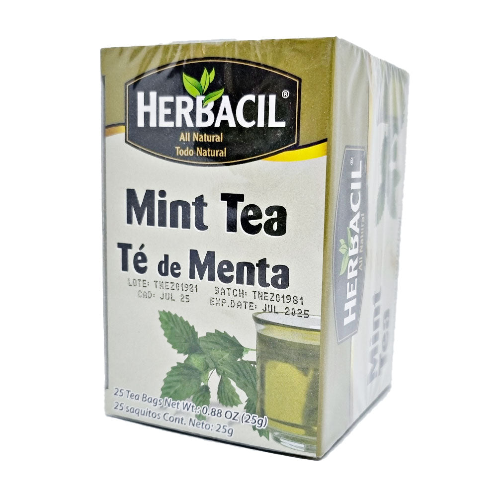 Te de menta 25-sobre- 100% organico herbacil