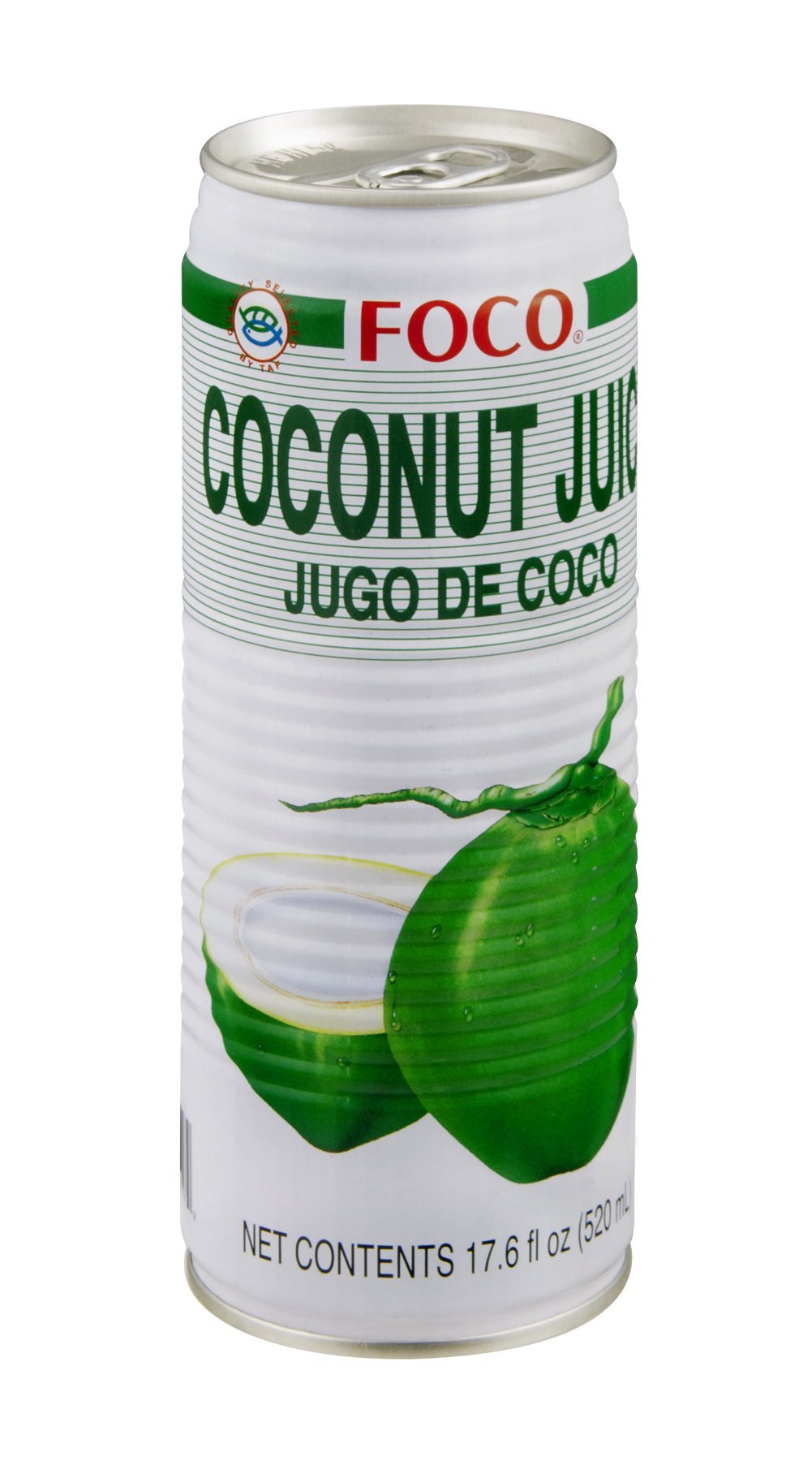 Foco Coconut Juice 17.6 fl. oz./Foco Jugo de Coco