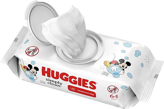 Huggies Simply Clean Baby Fragrance Wipes 16 oz / Huggies Simply Clean Toallitas con fragancia para bebés