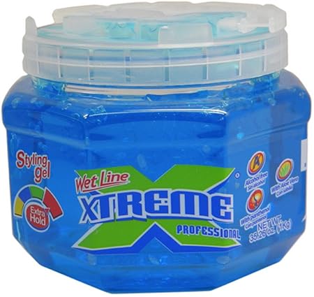 Xtreme GEL Wet Line Extra Hold AZUL / Gel de peinado profesional Azul, 35.26 oz