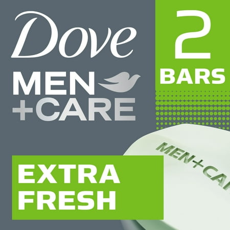 Dove Men Care Extra Fresh 2 Barras | Dove Cuidado de los Hombres-Extra Fresco - 2 Barras