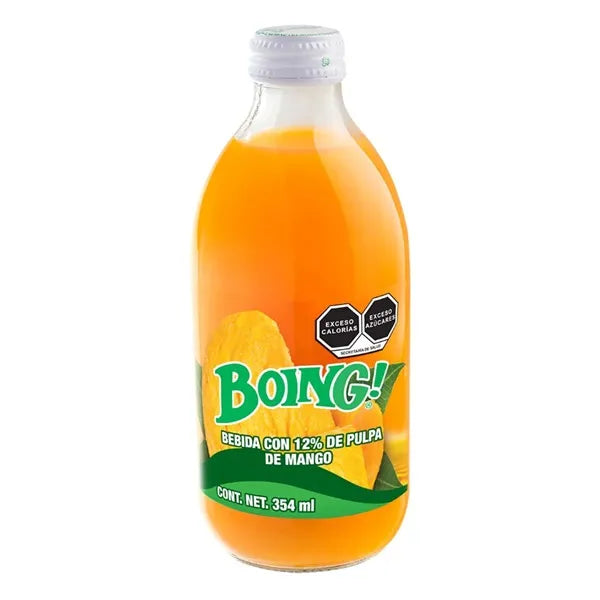 Boing Mango Vidrio 354 ml./Boing Mango Glass
