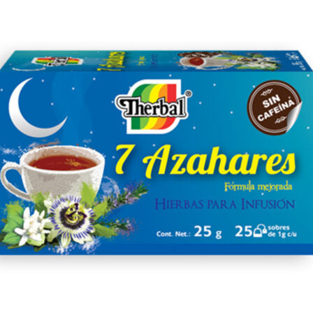 Therbal 7 Azahares Hierbas Para Infusion 25 bags / 1 gr. ea. / 25 gr.