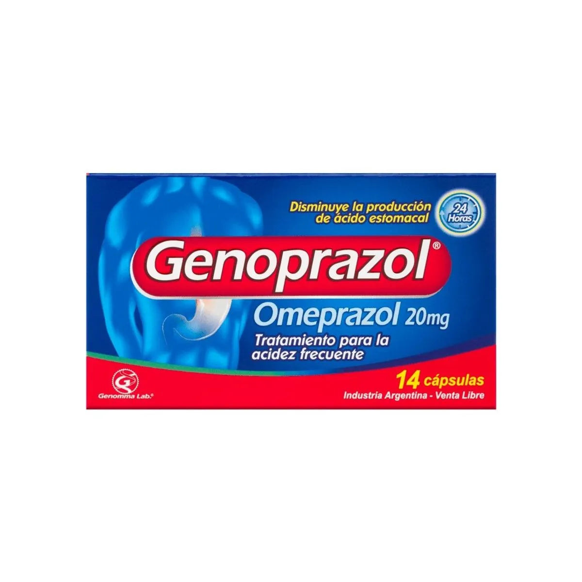 Genoprazol 20 mg. / 14 cáps.