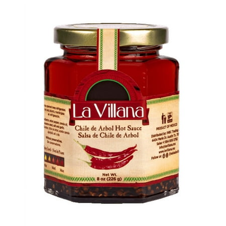 La Villana Sauce Chili Tree 8 oz./ La Villana Salsa Chile de Arbol 8 oz.
