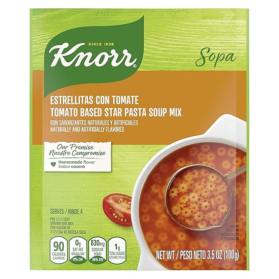 Knorr Tomato Based Star Pasta Soup Mix 3.5 oz