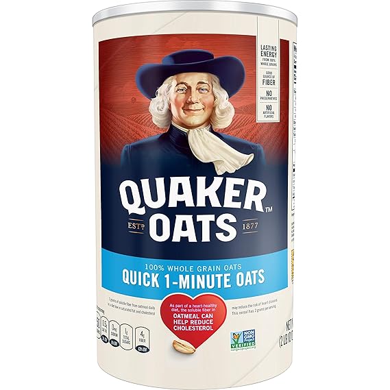 Avena Quaker Rápida 1 Minuto 42 oz./Avena Quaker Rápida 1 Minuto