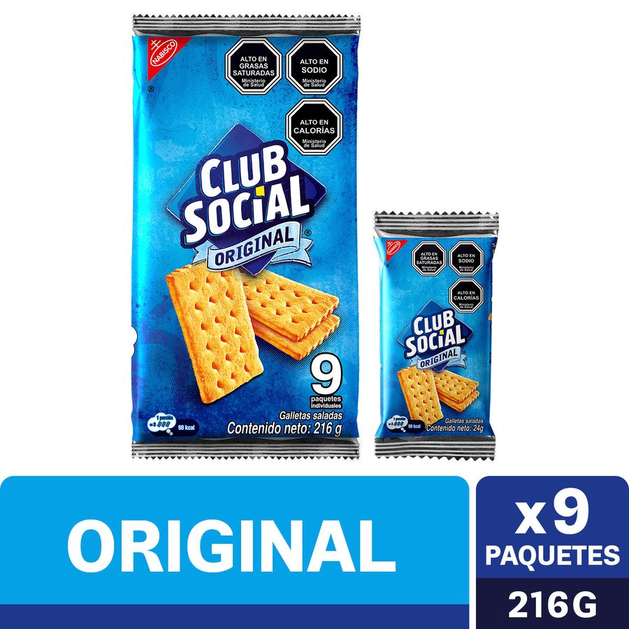 Original Social Club Salted Cookies 216 g