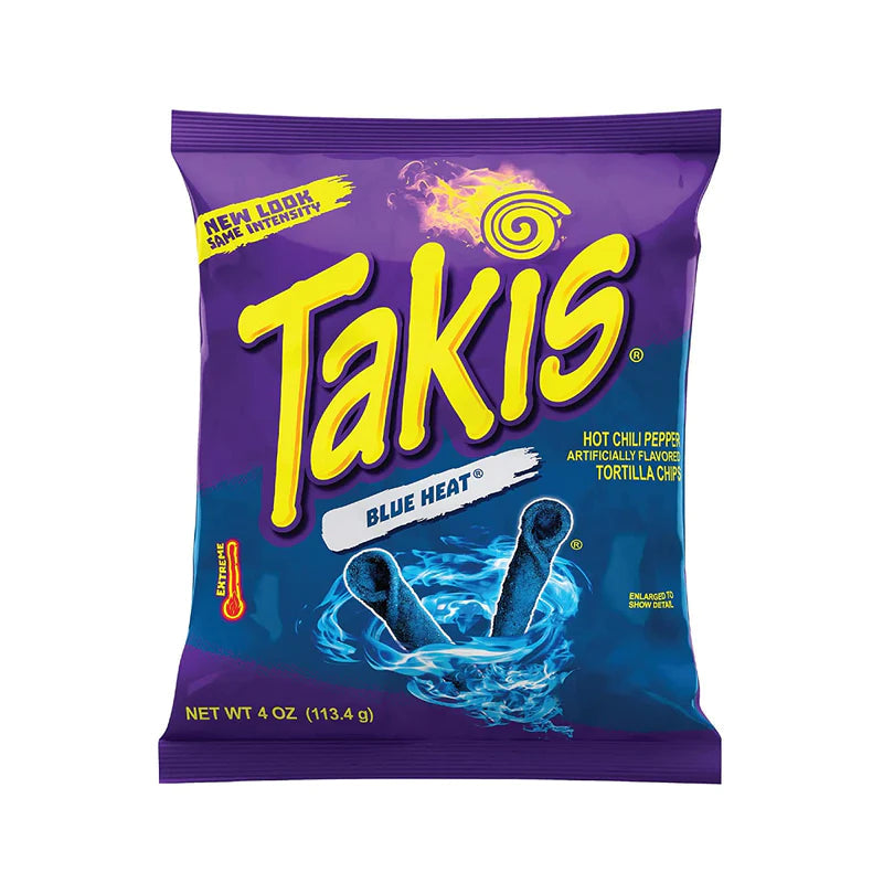 Takis Blue Heat 3.25 oz. / 92.3 g./Takis Calor Azul