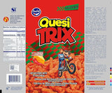 Bocadeli Quesitrix® HOT, queso y salsa picante sabor maíz Puff, 5.1 oz (paquete de 1) 