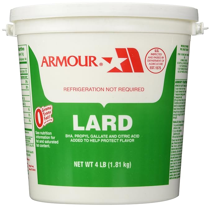Armour Lard 4 lb. / Armour Manteca de cerdo 4lb
