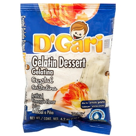Gelatina cristalina Dgari de 4,2 oz