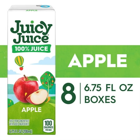 Paquete de 8 jugos de manzana jugosos