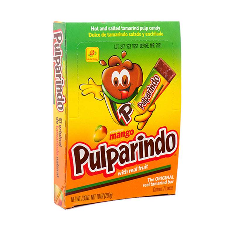De La Rosa, Pulparindots, Tamarind - 12 Envelopes - 12.8 Oz. / De La Rosa, Pulparindots, Tamarindo - 12 Sobres - 12.8 Oz.
