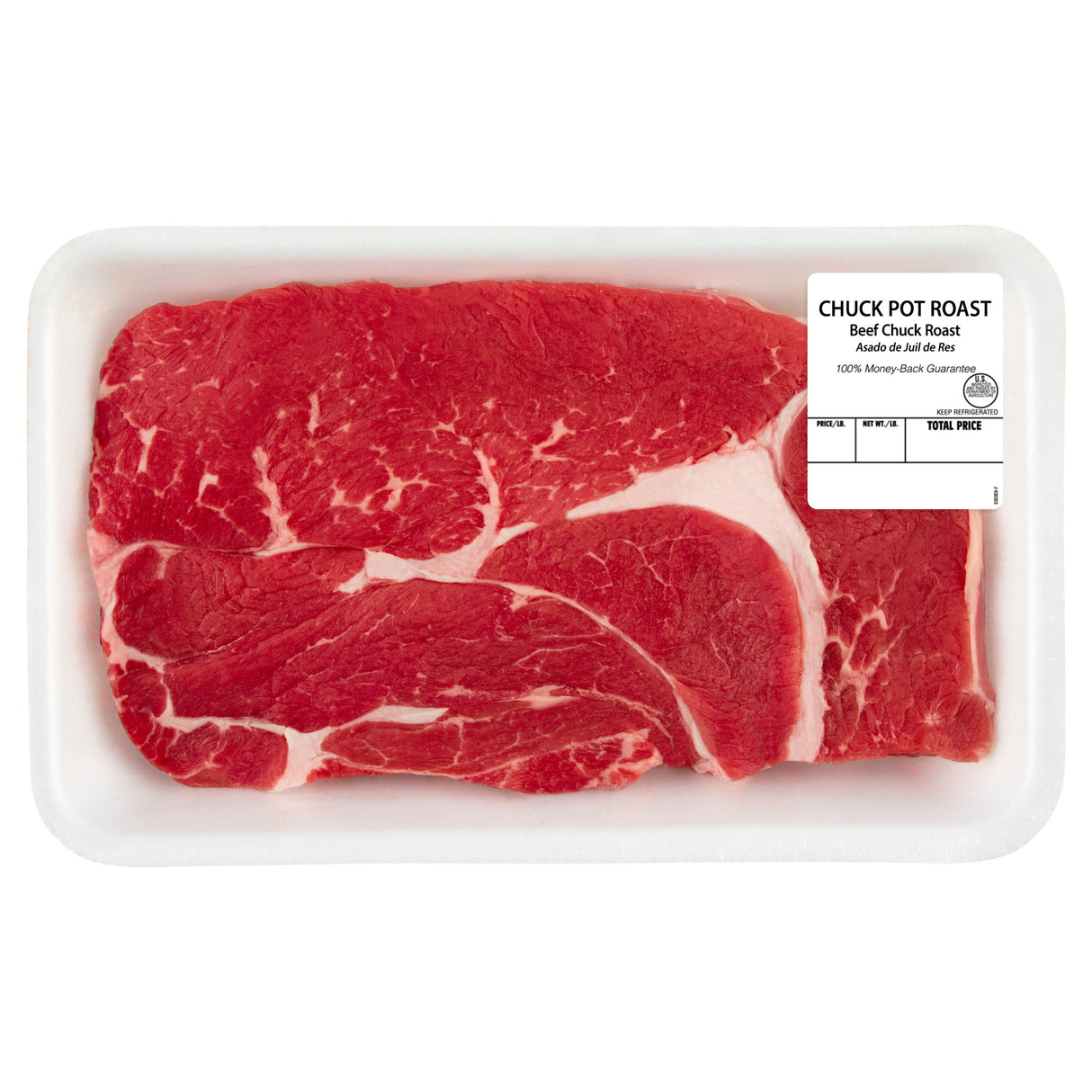Chuck Beef Roast, Bandeja, Fresh, 4$ la Libra