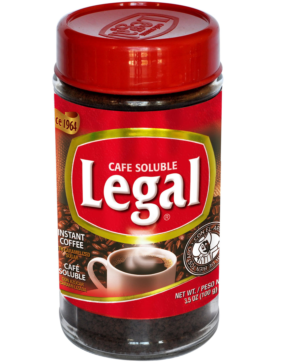Legal Instantáneo con azúcar caramelizada 3.5 oz./Legal instantáneo con azúcar caramelizada 