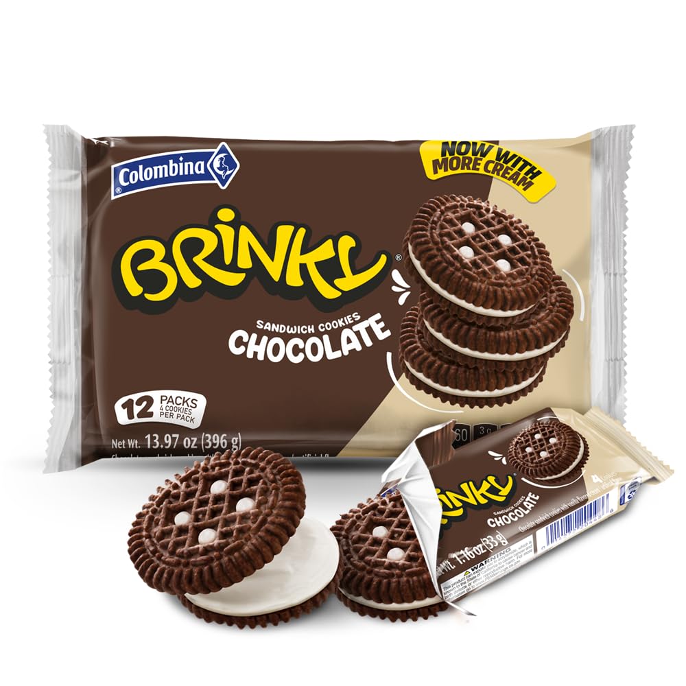 Colombina Brinky Chocolate Cookies 12 pk. / 13.97 oz.