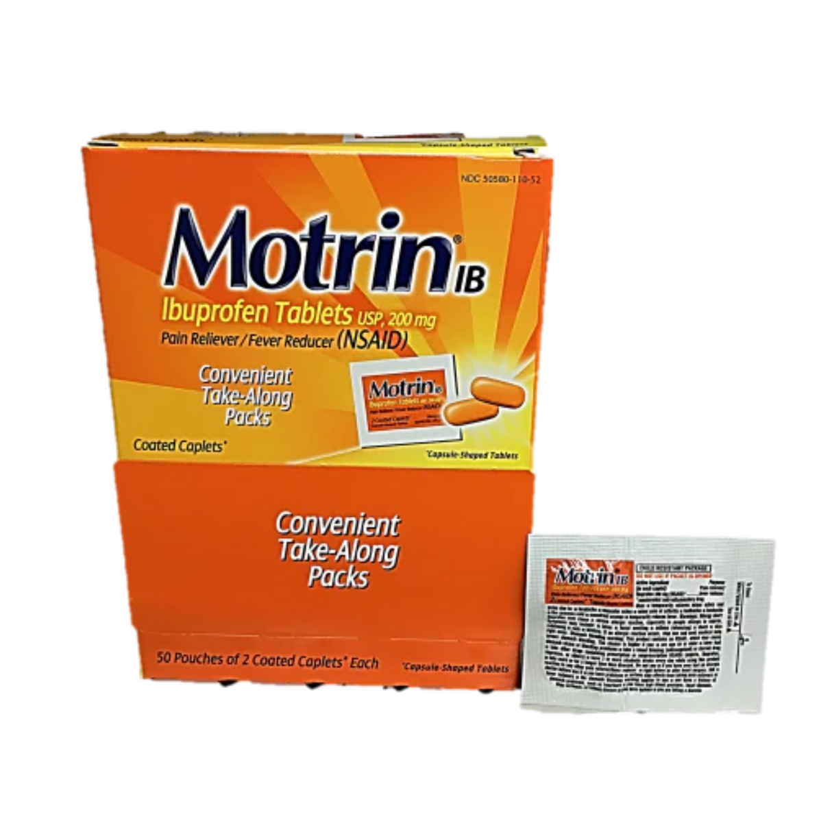 Motrin IB 200 mg. (2) 1 paquete