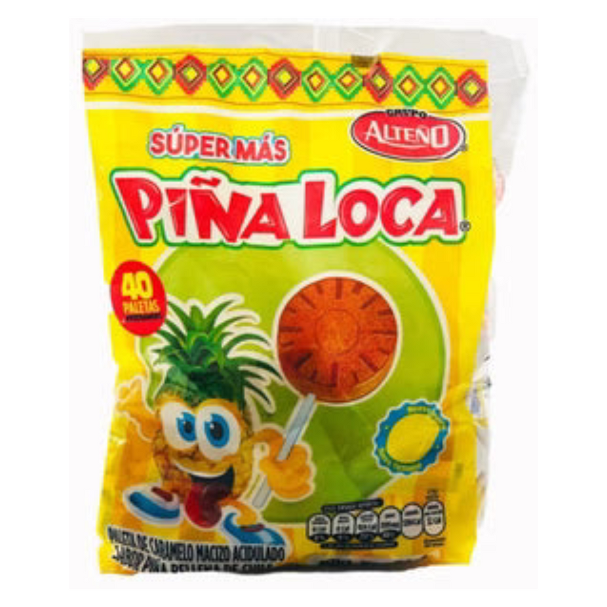 Alteno Pina Loca Paleta 40 pc./Alteno Piña Loca Palette