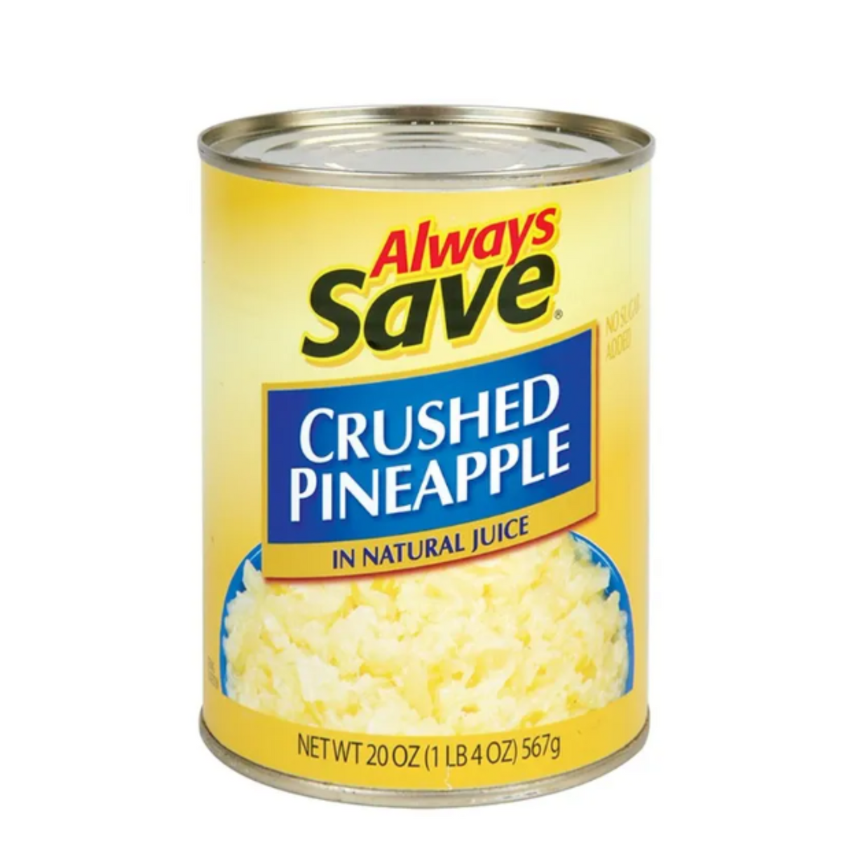 Siempre guarde piña triturada (20 oz)