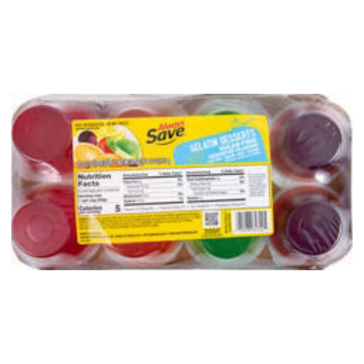 Always Save Gelatin Desserts Sugar Free Assorted, - 8 Pack - 26 oz / Always Save Postres de gelatina surtidos sin azúcar, - Paquete de 8 - 26 oz