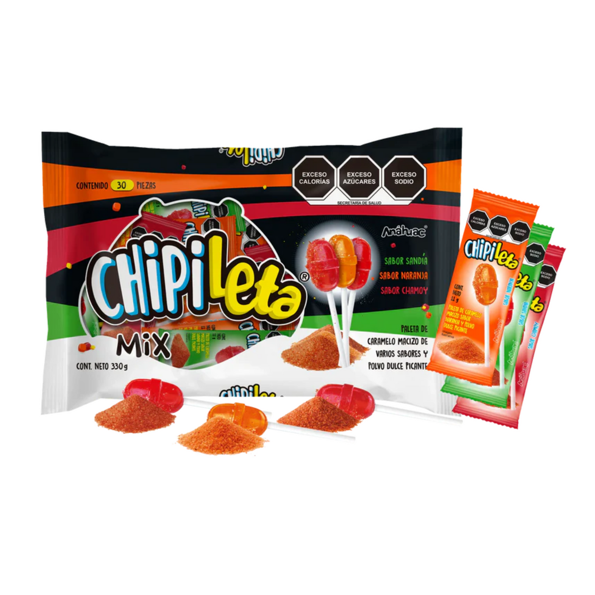 Anahuac Chipileta Mix Chamoy 30 pc./