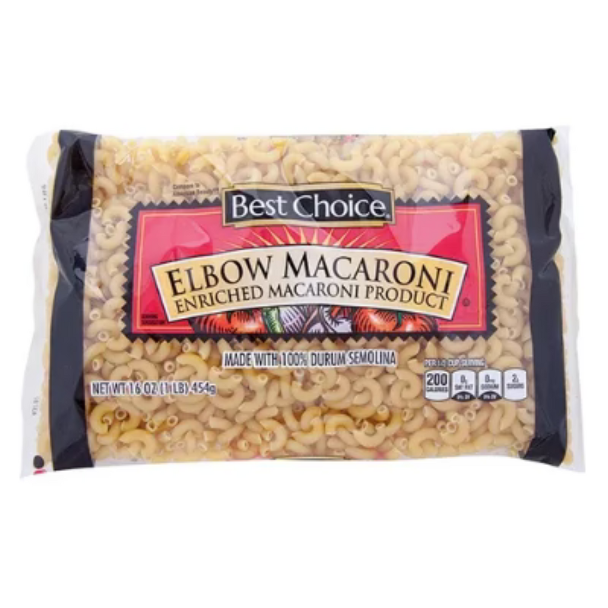 La mejor opción: macarrones con coditos (16 oz)