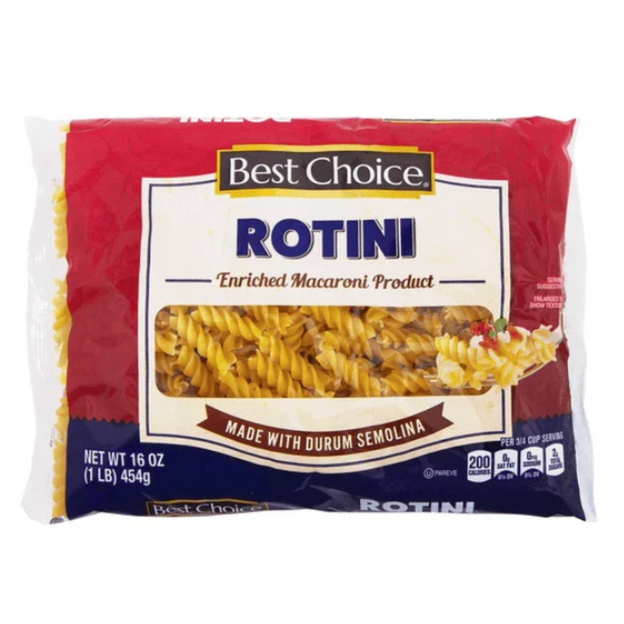 La mejor elección Rotini 16 oz. 