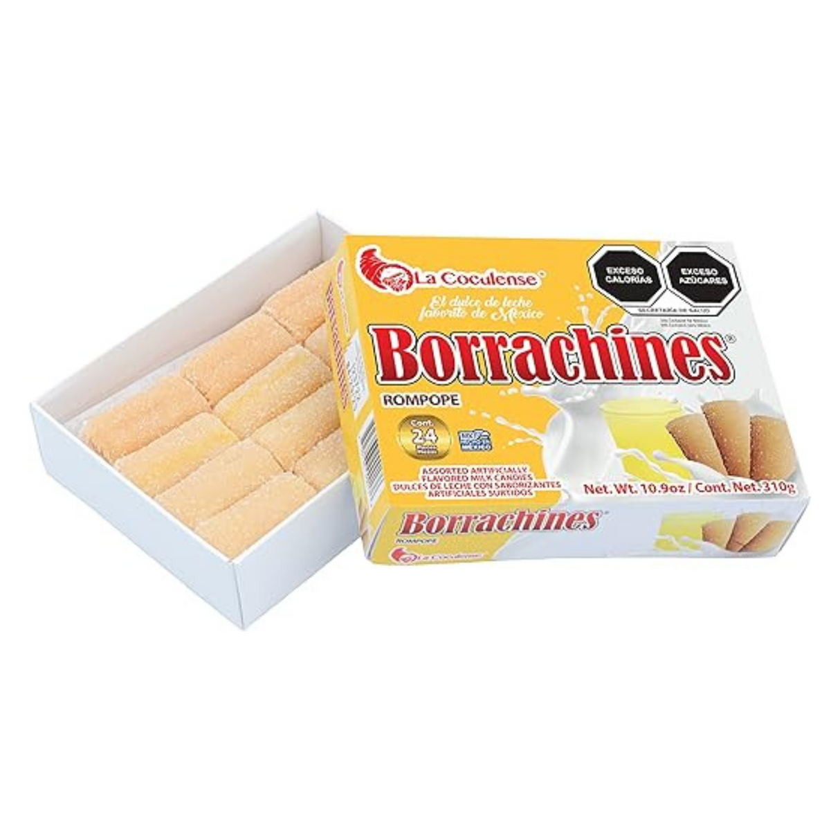 Borrachines La Coculense Sabor Rompope 24uds Caja 10.9oz / Borrachines La Coculense Sabor Rompope 24uds Caja 10.9oz