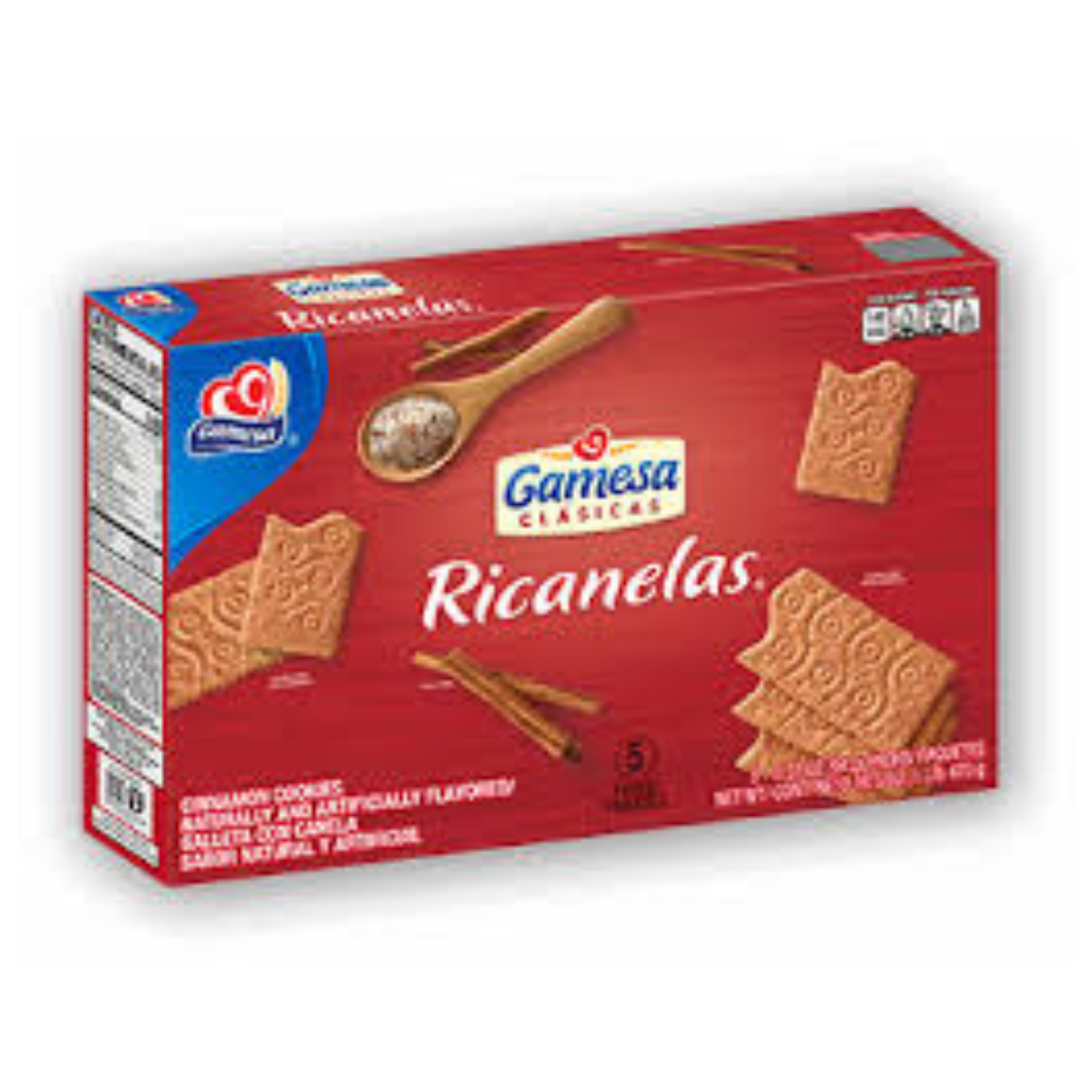 Gamesa Ricanelas 5 uds. / 16,5 onzas.