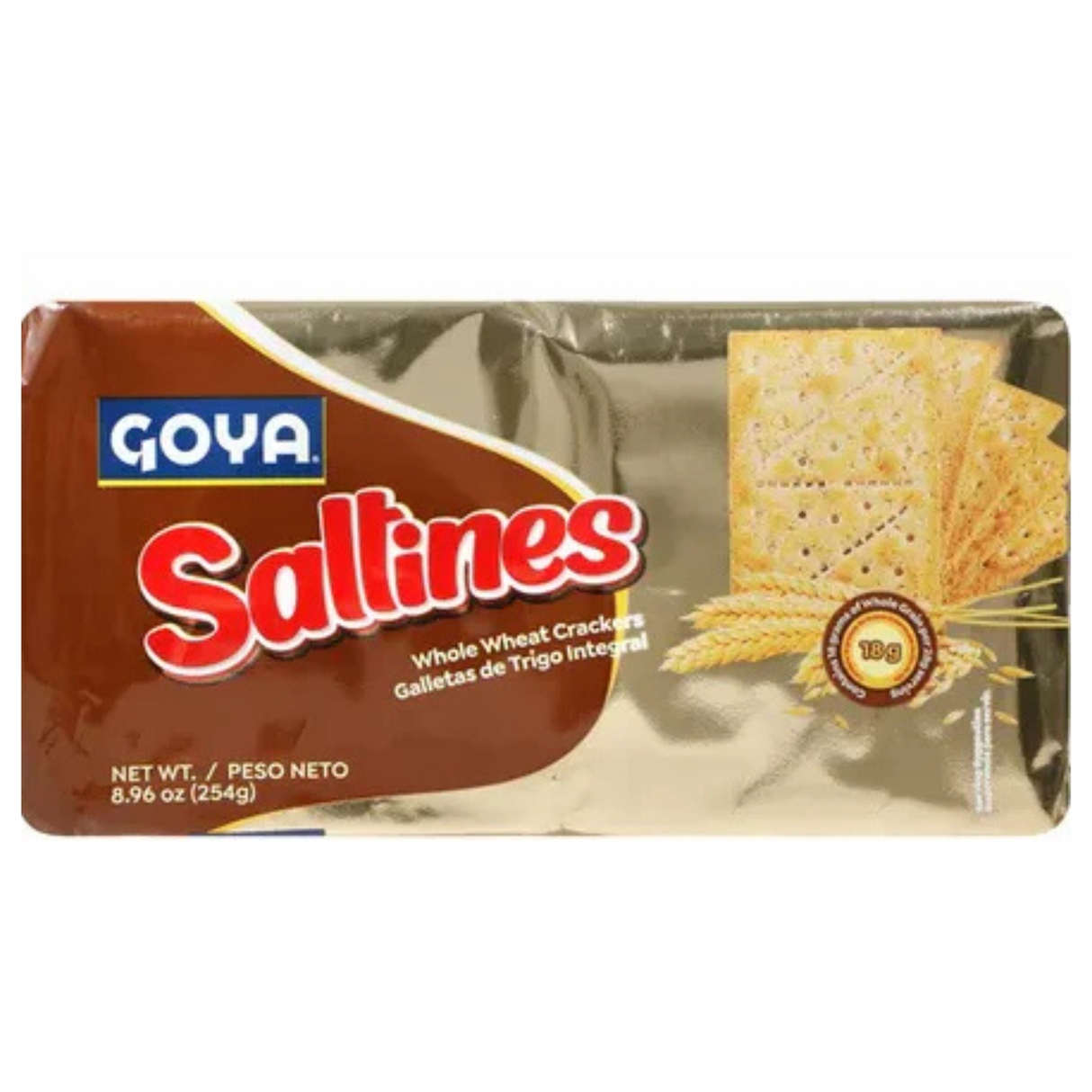 Goya Saltines Whole Wheat Crackers 8.96 oz.