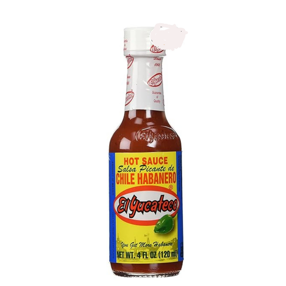 El Yucateco Red Habanero Hot Sauce 4 oz.