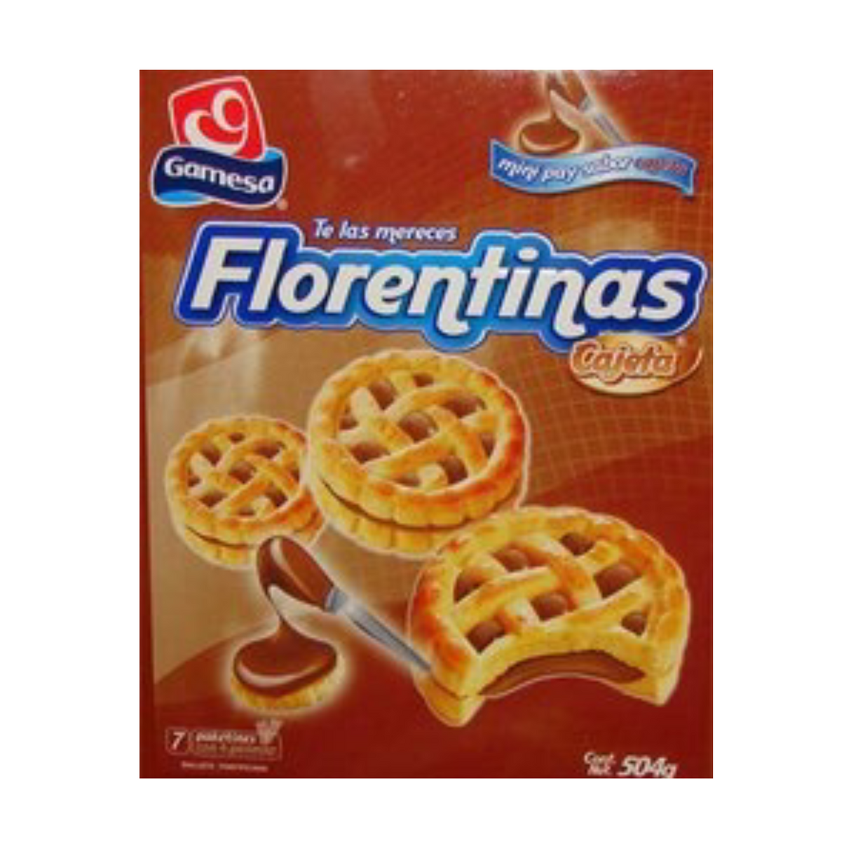 Gamesa Florentinas Dulce de Leche 11.1 oz.
