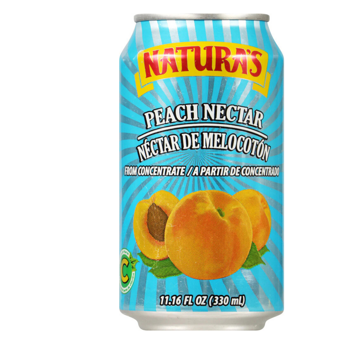 Natura and Peach Nectar 11.1 oz./ Néctar Natura y Melocotón